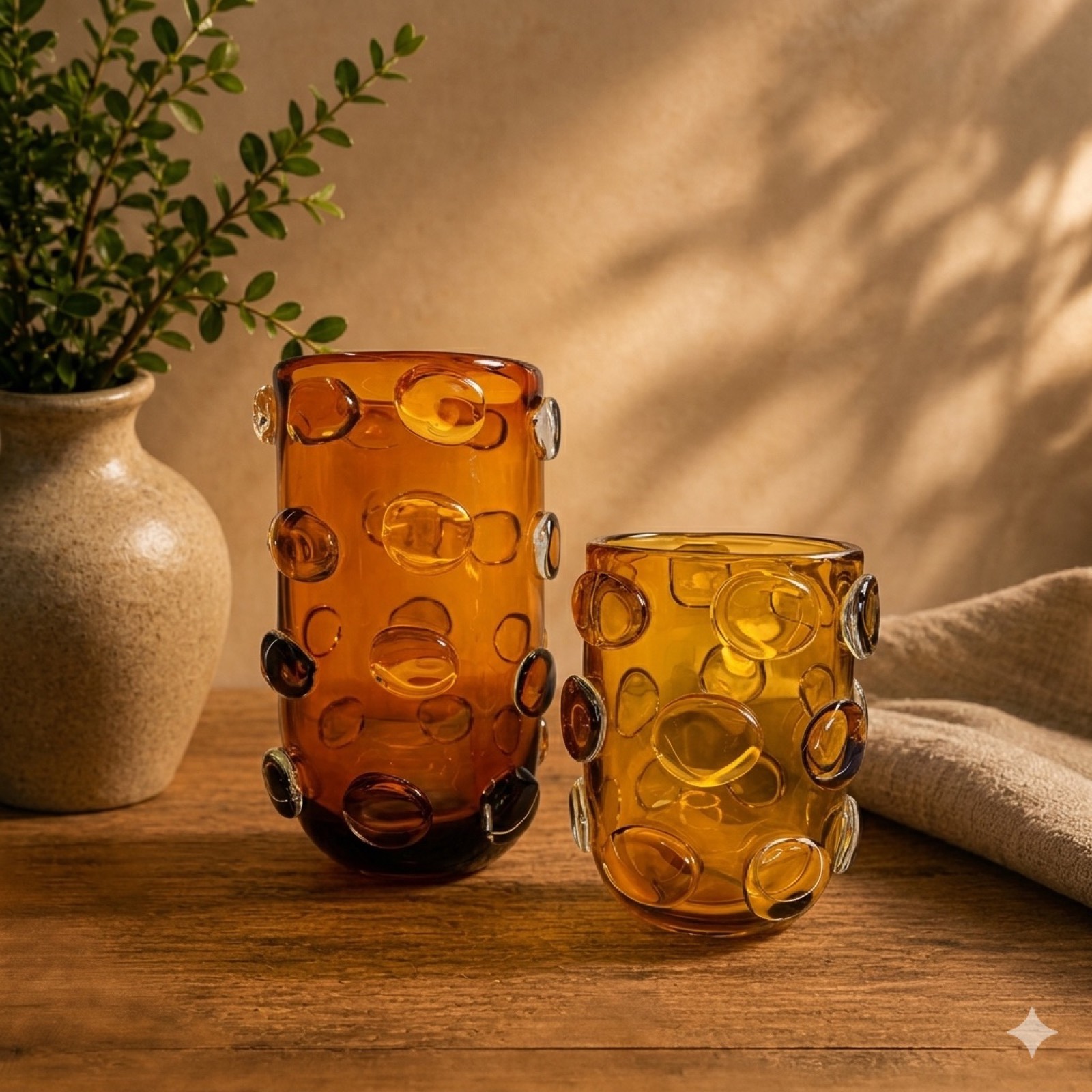 Yasmin Vase — glass art by Mezcla